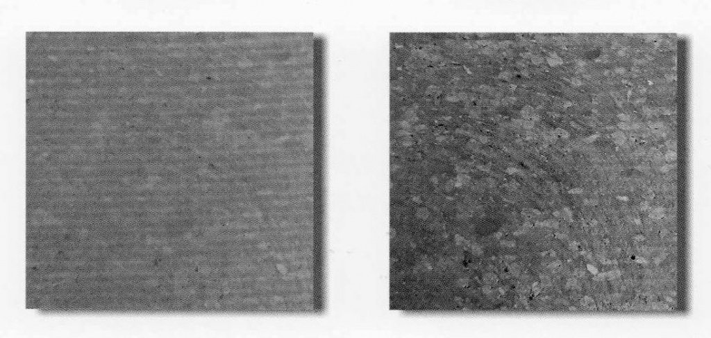 Поверхность бетона до и после обработки
