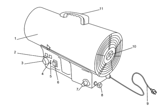 Схема газовой пушки Fest