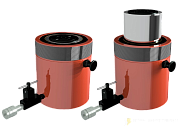 Домкрат универсальный гидравлический одностороннего действия ДУ150П200