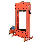 Пресс гидравлический с закрытой рамой ППК100300