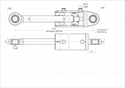 Гидроцилиндр ЦГ-125.56х1400.11