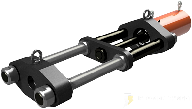 Гидравлический выпрессовщик пальцев  ВП150Г330