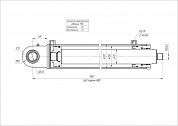 Гидроцилиндр ЦГ-100.70х880.13