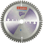 Диск пильный по алюминию, ламинату, ДСП, пластику ЗУБР "Точный мультирез", 36907-250-30-80, серия "Эксперт"