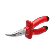 Длинногубцы изогнутые изолированные 160 мм КВТ ЭКСПЕРТ 70357