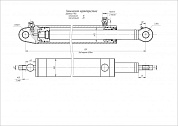 Гидроцилиндр ЦГ-70.45х628.22