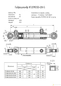 Гидроцилиндр КГЦ 990-02.50-28-250