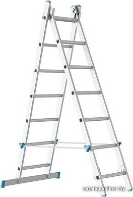 Лестница-стремянка Sarayli двухсекционная промышленная 2x12