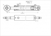 Гидроцилиндр ЦГ-63.40х500.11