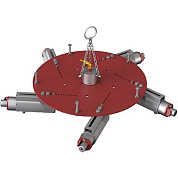 Трамбовка пневматическая для бокового уплотнения футеровки 5-ти головочная BLG-005
