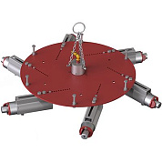 Трамбовка пневматическая для бокового уплотнения футеровки 6-ти головочная BLG-006