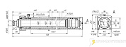 Гидроцилиндр опоры под приточной гидрозамок ГЦ-140.120х715.55 (252-01)