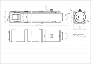 Гидроцилиндр ЦГ-125.100х580.55