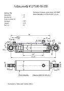 Гидроцилиндр КГЦ 715.80-50-200