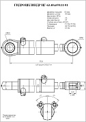 Гидроцилиндр ЦГ-63.40х690.11-01