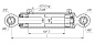 Гидроцилиндр подъема рыхлителя 64-50-116 СП
