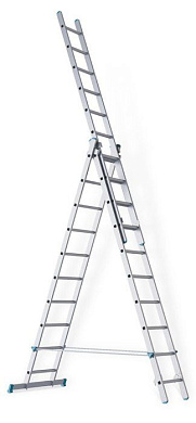 Лестница промышленная трехсекционная Sarayli 3 x 8
