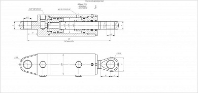 Гидроцилиндр ЦГ-50.25х40.17