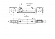 Гидроцилиндр ЦГ-60.45х150.21