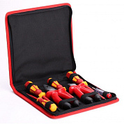 Набор изолированного инструмента электрика КВТ НИИ-09 63995