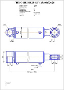 Гидроцилиндр ЦГ-125.80х720.28