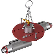 Трамбовка пневматическая для бокового уплотнения футеровки 2-х головочная BLG-002