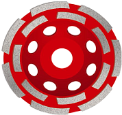 Чашка шлифовальная алмазная двухрядная MSH230/22,2СB