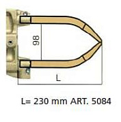 Комплект плеч с возд. охл.L=230мм,D=18мм - TECNA 5084