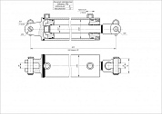 Гидроцилиндр ЦГ-100.40х610.01